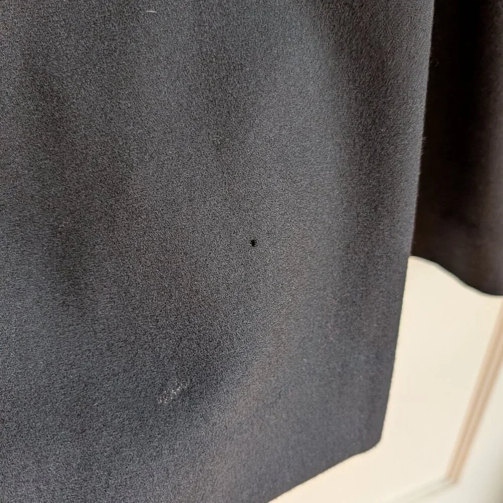 VTG Adolfo Sport wool crepe black skirt - Picture 6 of 17